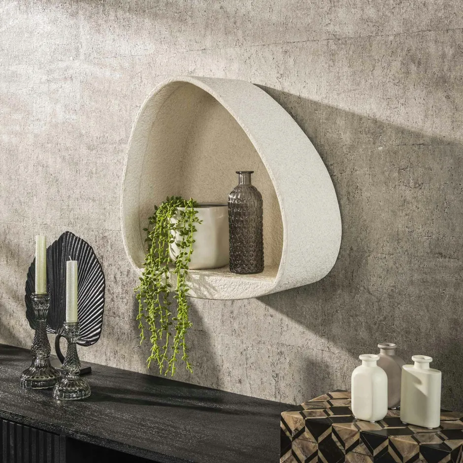 Melbourne Meubles De Salon·Etagères Murales|Meubles De Rangement·Etagères Murales|Etagère murale en bois d'acacia style 70s (lot de 5)