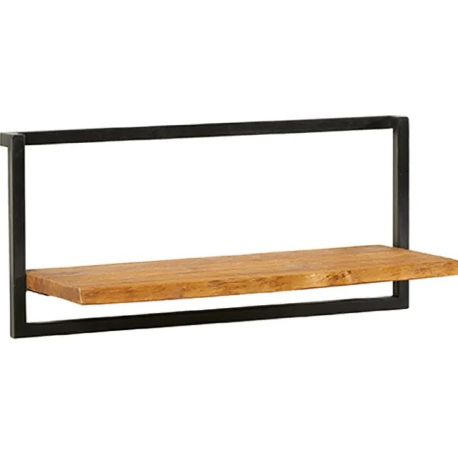 BALTIMORE Meubles De Salon·Etagères Murales|Meubles De Rangement·Etagères Murales|Etagère murale horizontale teck recyclé
