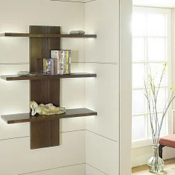 Gala Meubles De Salon·Etagères Murales|Meubles De Rangement·Etagères Murales|Etagère murale moderne hévéa massif 75cm