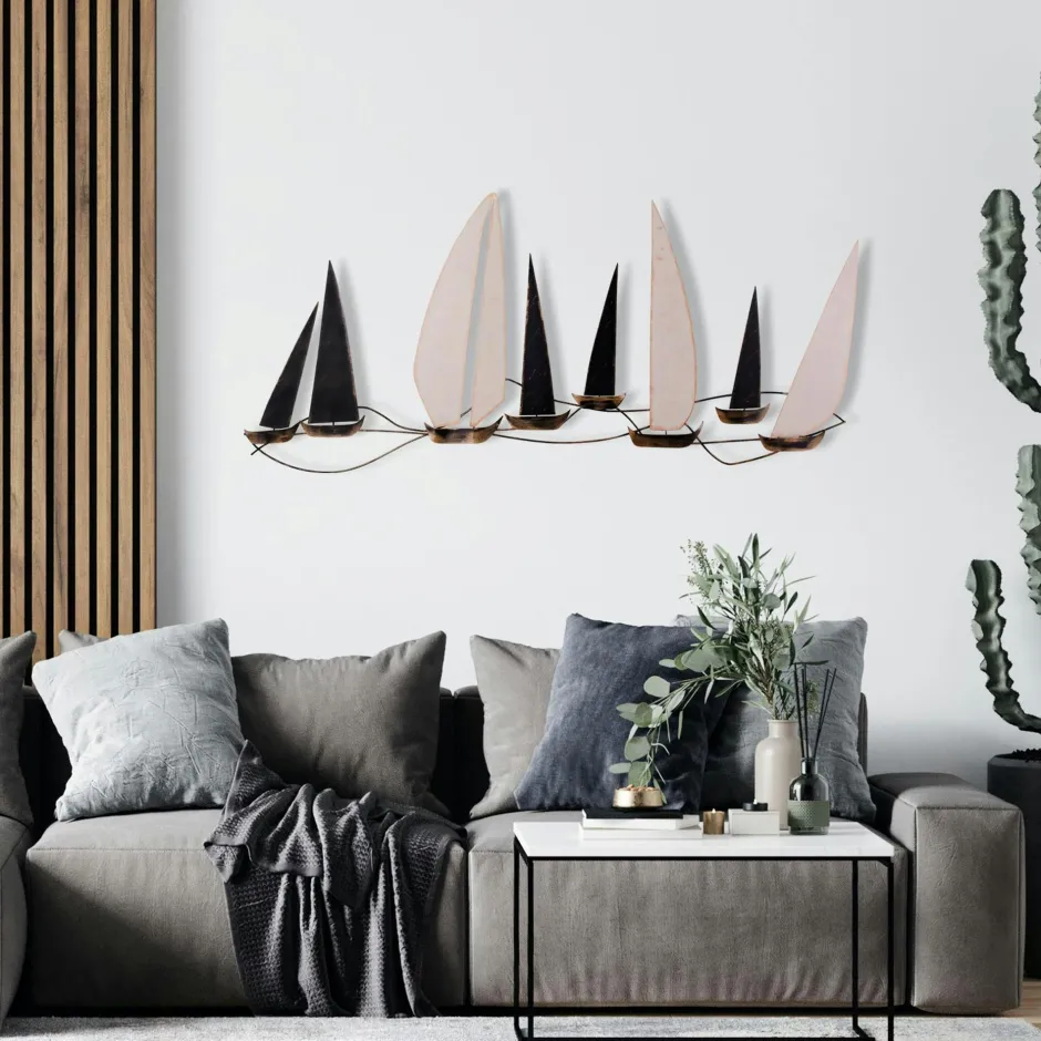 TALLINN Meubles De Salon·Etagères Murales|Meubles De Rangement·Etagères Murales|Etagère murale ronde déstructurée Ø47 cm