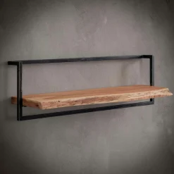 Melbourne Meubles De Salon·Etagères Murales|Meubles De Rangement·Etagères Murales|Etagère murale ronde en bois d'acacia Ø 35 cm (lot de 3)