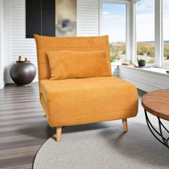 PALAU Fauteuils En Tissu|Fauteuils Convertibles|Fauteuil convertible 1 place vert - coussin inclus