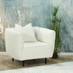 TURIN Fauteuils En Tissu|Fauteuil moderne noir