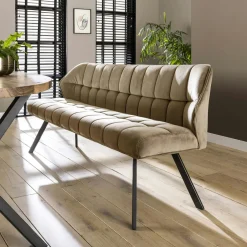 Melbourne Univers Déco·Design Contemporain|Fauteuils En Tissu|Fauteuil pivotant velours beige pied étoile (lot de 2)