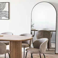 BERLIN Fauteuils En Tissu|Gros fauteuil en fausse fourrure, couleur blanc cassé