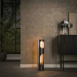 RALF Lampadaires|Lampes À Poser·Lampe Style Industriel|Lampadaire décoratif en métal effet toile H 122 cm