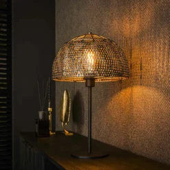 TRIBECA Lampadaires|Lampes À Poser·Lampe Style Industriel|Lampadaire de salon avec abat-jour effet maille