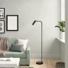 SILE Lampadaires|Lampadaire design noir minimaliste à tête orientable