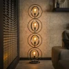 TRIBECA Lampadaires|Lampes À Poser·Lampe Style Industriel|Lampadaire industriel anneaux doubles 4 lampes