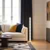 BELLA Lampadaires|Lampadaire salon en verre - LED, perles ciselées