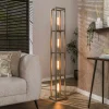 TRIBECA Lampadaires|Lampes À Poser·Lampe Style Industriel|Lampadaire tour beige style moderne, 4 ampoules