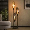 Niagara Lampadaires|Lampadaire vintage XL avec abat-jour en verre forme torche