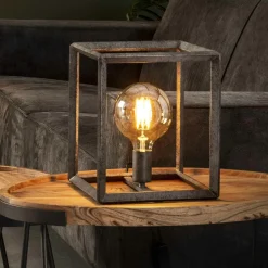 Lampes À Poser·Lampe Style Industriel|Lampe à poser industrielle forme pyramide RALF