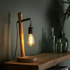 Lucknow Univers Déco·Globe-Trotter|Lampe décorative pied bambou