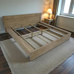 Helena Lits 2 Places|Lit 2 places Hévéa pour couchage 160x200 202x210x80cm