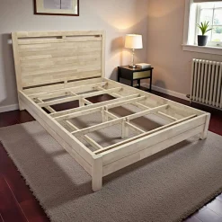 Attan Lits Scandinaves|Lits 2 Places|Lit 2 places Hévéa pour couchage 180x200 190x208x110cm