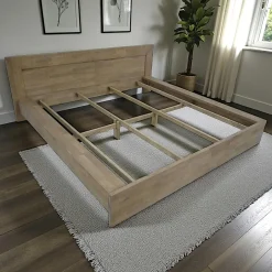 Helena Lits 2 Places|Lit 2 places Hévéa pour couchage 180x200 222x210x80cm