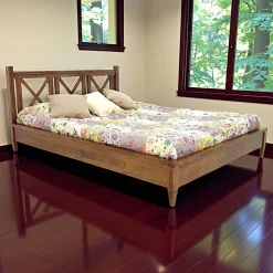 Maori Lits 2 Places|Lit 2 places Hévéa pour couchage 180x200 192x212x86cm TRADITION