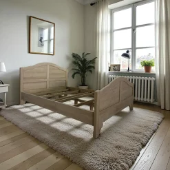 Maori Lits 2 Places|Lit 2 places Hévéa pour couchage 160x200 211x171x106cm TRADITION