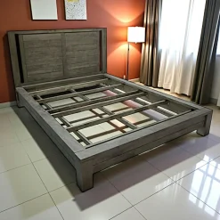 Attan Lits Scandinaves|Lits 2 Places|Lit 2 places Hévéa pour couchage 160x200 181x223x110cm