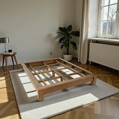 Helena Lits 2 Places|Lit 2 places Hévéa pour couchage 180x200 202x222x30cm