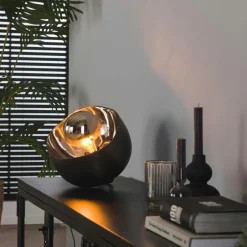 Lampadaires|Luminaire arc contemporain blanc