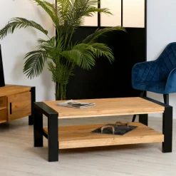 Loundge Meubles De Salle À Manger·Meubles Bar|Meuble bar pin massif brossé 2 tiroirs 126cm