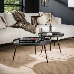 FAGA Meubles Tv En Bois|Meubles Tv Vintage|Meuble tv avec rangement en bois recyclé FSC motif chevron