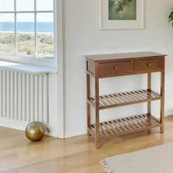 Bisho Meubles Tv En Bois|Meuble TV bois de teck 2 portes