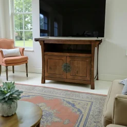 Maori Meubles Tv En Bois|Meuble TV bois massif style colonial