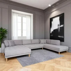 VAREN Meubles Tv En Bois|Meuble TV cannage 3 portes blanches plateau effet chêne