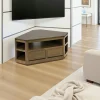 Olga Meubles Tv En Bois|Meubles Tv D'Angle|Meuble TV d'angle hévéa 120CM