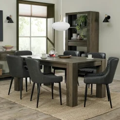 ALLEN Meubles Tv En Bois|Meuble tv en bois de chêne fumé