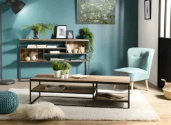 Swing Meubles Tv En Bois|Meuble TV extensible et modulable en teck recyclé 2 tiroirs