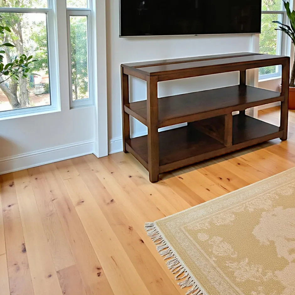 Gala Meubles Tv En Bois|Meuble TV Hévéa 3 niches 100x45x58cm