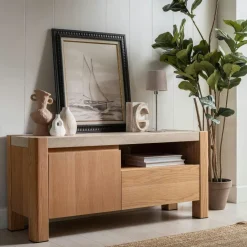 TREVI Meubles Tv En Bois|Meuble tv moderne avec rangement