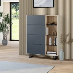 ZONZA Univers Déco·Design Contemporain|Meubles Tv En Bois|Meuble tv moderne en chêne blanc