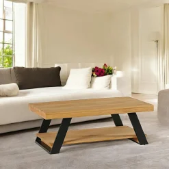 IASI Meubles Tv Industriels|Meubles Tv En Bois|Meuble TV pin brossé porte coulissante 1 tiroir