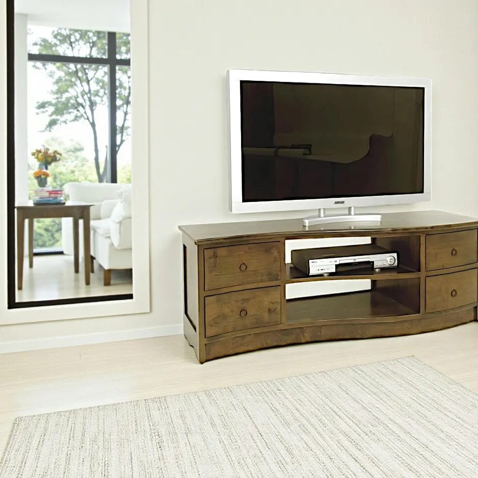 Tradition Meubles Tv En Bois|Meuble TV vague 140 cm