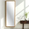 IENA Miroirs|Miroir d'entrée vertical - cadre bois clair 140 cm