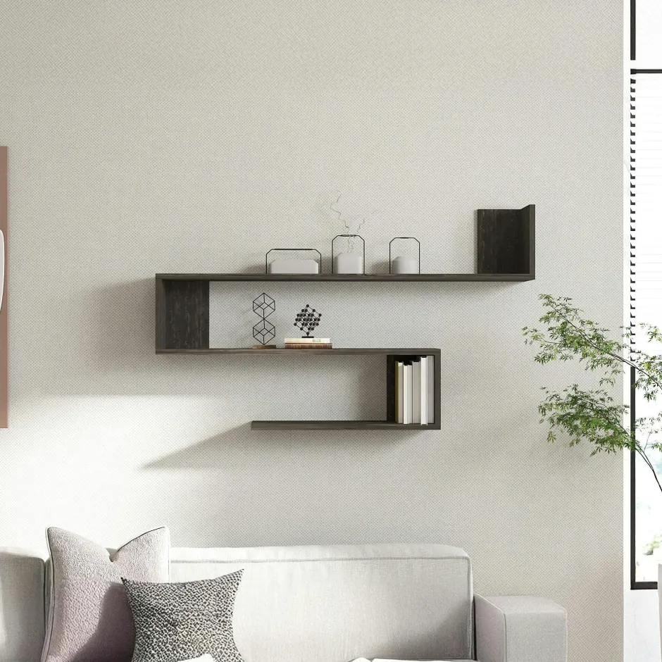 BRIG Miroirs|Miroir design organique - bords noirs