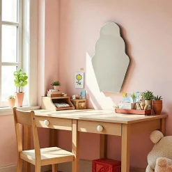 CODY Miroirs|Miroir enfant mural - forme ludique cupcake 70 cm