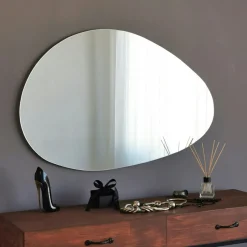 CODY Miroirs|Miroir mural organique forme galet 76 cm - style design