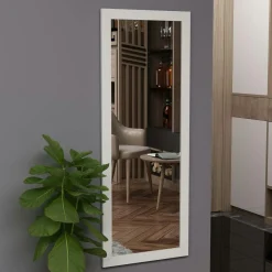 CODY Miroirs|Miroir rectangulaire mural avec cadre noir 105 cm