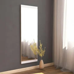 CODY Miroirs|Miroir rectangulaire noir 120 cm - à poser ou suspendre