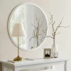 CODY Miroirs|Miroir rond blanc Ø60 cm - entrée, salon