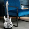 Objets Décoration·Figurines / Statues|Objet déco à poser guitare argent