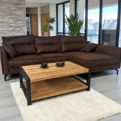 Rangements Déco·Paniers / Boîtes De Rangement|Vannerie Rotin|Panier de rangement déco en jonc de mer noir et naturel (lot de 2)