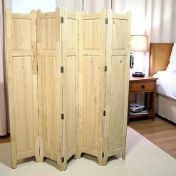 Tradition Meubles De Chambre·Paravents|Paravent Hévéa 5 volets 35x3x185cm