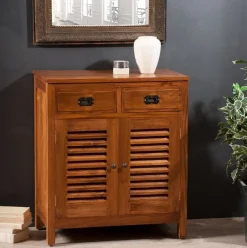 Bisho Buffets En Teck|Buffets En Teck|Petit meuble d'entrée bois de teck